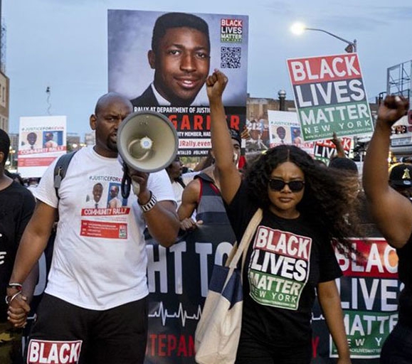 Black Lives Matter protest march